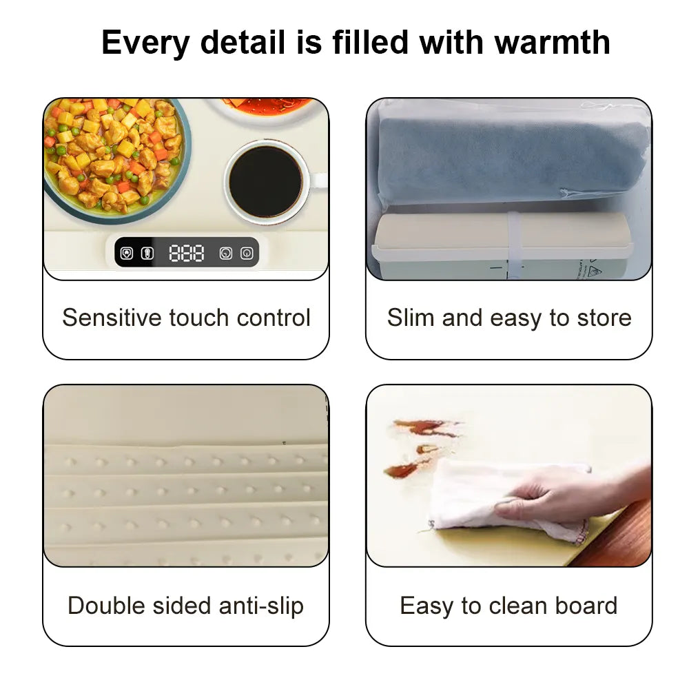 Foldable Electric Warming Tray